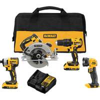 Ensemble quatre outils sans fil et sans balai MAX* (2.0Ah), 20 V Cintas