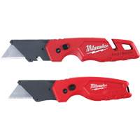 2-Piece FASTBACK Folding Utility Knife Set, Plastic Handle Cintas