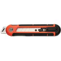 18mm Snap Off Blade Retractable Knife, Steel, Plastic Handle Cintas