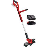Cordless Telescopic String Trimmer with 2.5Ah Battery & Charger Starter Kit, 12", Battery Powered, 18 V Cintas