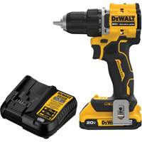 Ensemble visseuse-perceuse sans fil et sans balai ATOMIC COMPACT SERIES, Lithium-ion, 20 V, Mandrin 1/2" Cintas