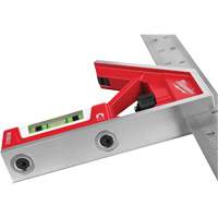 Magnetic Combination Square, 12" L, Stainless Steel, Plain Cintas