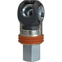 Raccord industriel rapide basculant TOPQUIK SC, Acier nickel&eacute;, 3/8", NPT femelle, 360 PSI Cintas