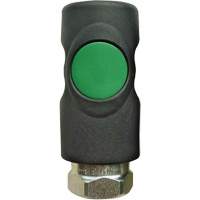 Raccord rapide TOPQUIK S1 Ultraflo 7,8 mm, Composite en polyester/Acier inoxydable, 1/4", NPT femelle, 174 PSI Cintas