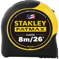 Ruban &agrave; mesurer FATMAX, 1-1/4" x 26'/8 m, Marques de goujon Imp&eacute;rial & m&eacute;trique Cintas