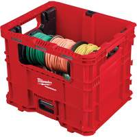 Bac distributeur de fils XL PACKOUT, 15-3/4" x 18-5/8" x 15", Noir/Rouge Cintas