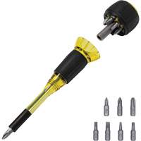Tournevis 8-en-1 Tru-Grip avec raccourci, 6-57/100" lo, Prise Plastique Cintas