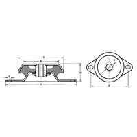 Anti-Vibration Cupmounts Cintas