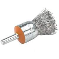 Brosses mont&eacute;es &agrave; fils cr&ecirc;p&eacute;s, 1/2", Fils 0,01", Tige 1/4" Cintas