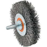 Mounted Wire Brush, 5/8" Arbor Cintas
