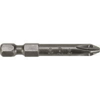 EMBOUTS &agrave; MANDRIN 1/4" PHILLIPS, ACR, Phillips, Embout #1, Prise 1/4", Longueur 1-15/16" Cintas