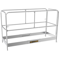 Mobile Work Scaffolding - Maxi Square Aluminum Scaffolding Accessories, Guard Rail, 30" W x 41-1/2" H Cintas