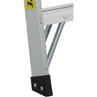 3400 Series Industrial Extra Heavy-Duty Step Ladder, 4', Aluminum, 300 lbs. Capacity, Type 1A Cintas