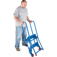 &eacute;chelle pliante portative, 2 marches, Perfor&eacute;, Hauteur 20" Cintas