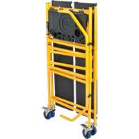 Jobsite Series 4' Safety Rail & Tool Shelf Scaffold Kit, Steel Frame, 49-1/2" D x 57-3/4" H Cintas