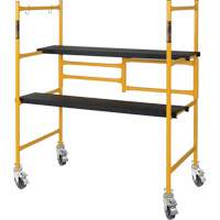Jobsite Series 4' Basic Mini Scaffold Kit, Steel Frame, 41" D x 45-3/4" H Cintas