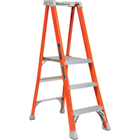 Industrial Heavy-Duty Pro Platform Stepladders (FXP1700 Series), 3', 300 lbs. Cap. Cintas