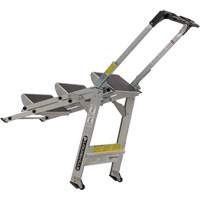 Tilt & Roll Step Stool Ladder, 3 Steps, 34" x 22" x 50.75" High Cintas