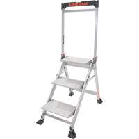 Jumbo Step Ladder, 2.2', Aluminum, 375 lbs. Capacity, Type 1AA Cintas