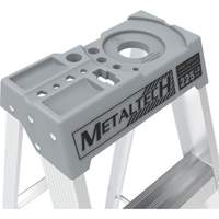 Step Ladder with Paint Tray, 10', Aluminum, 225 lbs. Capacity, Type 2 Cintas