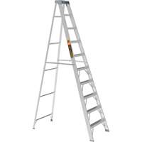 Step Ladder, 10', Aluminum, 225 lbs. Capacity, Type 2 Cintas