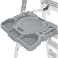 Step Ladder with Paint Tray, 10', Aluminum, 225 lbs. Capacity, Type 2 Cintas