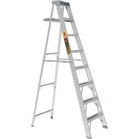 Step Ladder with Paint Tray, 8', Aluminum, 225 lbs. Capacity, Type 2 Cintas