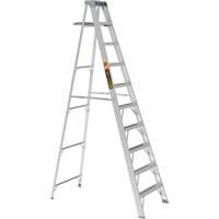 Step Ladder with Paint Tray, 10', Aluminum, 225 lbs. Capacity, Type 2 Cintas