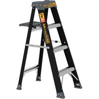 Step Ladder with Paint Tray, 4', Fibreglass, 250 lbs. Capacity, Type 1 Cintas