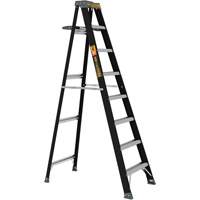 Step Ladder with Paint Tray, 8', Fibreglass, 250 lbs. Capacity, Type 1 Cintas