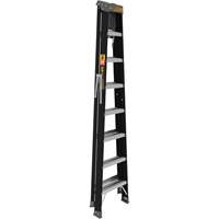 Step Ladder with Paint Tray, 8', Fibreglass, 250 lbs. Capacity, Type 1 Cintas