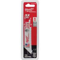 Lames de scie alternative Sawzall, Bim&eacute;tal, 24 Dents par pouce, 4" lo x 3/4" la Cintas