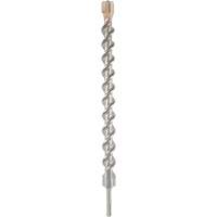 MX4 4-Cutter SDS-Plus Rotary Hammer Drill Bit, 1-1/8", SDS-Plus Shank, Carbide Cintas