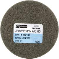 Standard Abrasives Unitized Wheel, 3" x 1/8", 1/4" Arbor, Medium Grit, Aluminum Oxide Cintas
