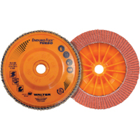 Enduro-Flex Turbo Flap Disc, 4-1/2" x 5/8"-11, Type 27S, 36/60 Grit, Ceramic Cintas