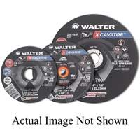 XCAVATOR Grinding Wheel, 4-1/2" x 1/4", 5/8"-11 Arbor, Zirconium, Type 27 Cintas