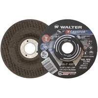 XCAVATOR Grinding Wheel, 4-1/2" x 1/4", 7/8" Arbor, Zirconium, Type 27 Cintas