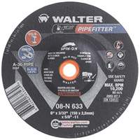 PIPEFITTER Grinding Wheel, 6" x 3/32", Aluminum Oxide, Type 27 Cintas