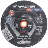 PIPEFITTER Grinding Wheel, 6" x 5/32", Aluminum Oxide, Type 27 Cintas