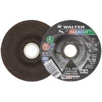 Meule FLEXCUT, 4-1/2", 36 Grain, Oxyde d'aluminium, 7/8", 13 300 Tr/min, Type 29 Cintas