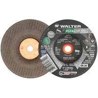 Meule FLEXCUT MILL SCALE, 5", 36 Grain, Oxyde d'aluminium, 5/8"-11, 12 200 Tr/min, Type 29 Cintas