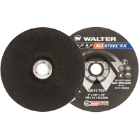 ALLSTEEL XX Depressed Centre Grinding Wheels, 7" x 1/8", 7/8" Arbor, Type 27 Cintas