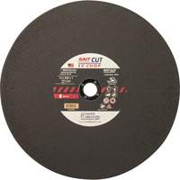 Chop Saw Wheel, 12" x 0.093"/3/32", 1" Arbor, Type 1, Aluminum Oxide, 5100 RPM Cintas