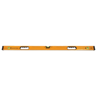 Contractor Level, Box, 4' L, Aluminum, 3, Non-Magnetic Cintas