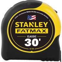 Ruban &agrave; mesurer classique FatMax, 1-1/4" x 30', Marques de goujon Imp&eacute;rial Cintas