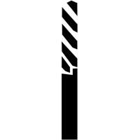 Forets pour trou de passage &agrave; pointes au carbure, Diam&egrave;tre de 1/4" Cintas