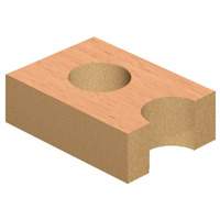 Forets pour trou de passage &agrave; pointes au carbure, Diam&egrave;tre de 2/5" Cintas