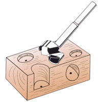 M&egrave;che Forstner, 2/5", Tige 8 mm, Longeur de 3-1/2" Cintas