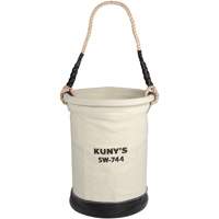 Heavy-Duty Buckets, 11" L x 11" W x 16" H, Canvas, Beige Cintas