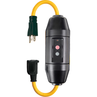 Cordons avec disjoncteur de fuite &agrave; la terre en ligne, 120 V, 20 A, Cordon de  Cintas